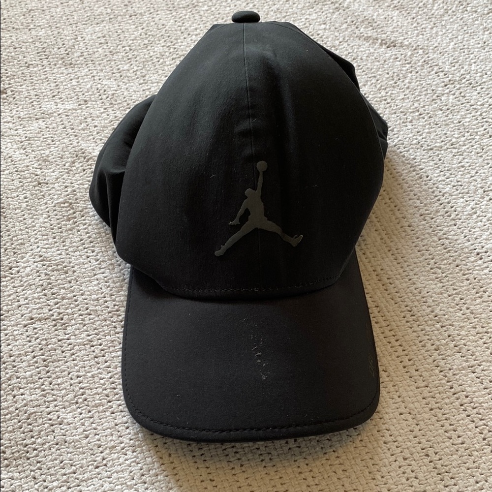 Jordan Black Jumpman Hat Sleek Minimalist Design